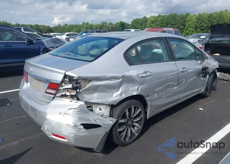 2015 Honda Civic Ex-L from USA, damaged, VIN 19XFB2F99FE090027